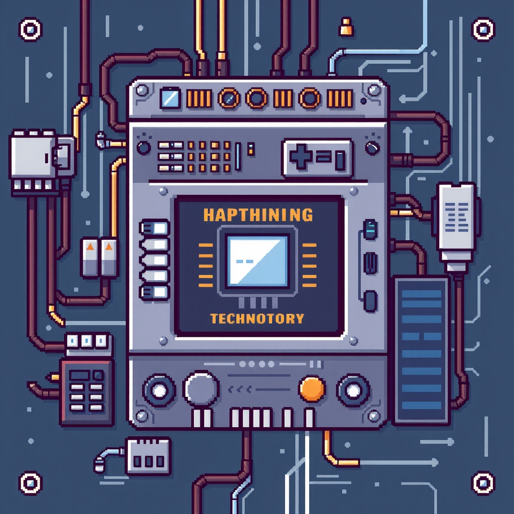 Pixel art illustration for the Hardware brief
